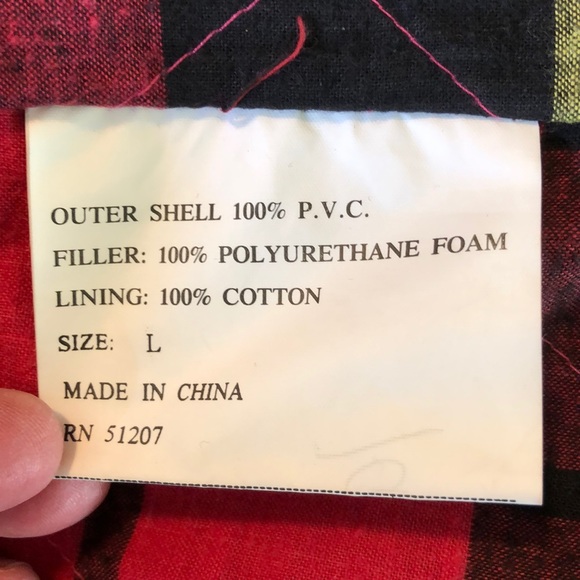 Vintage TALBOTS size Large Waterproof RAINCOAT Flannel Lined Classic Preppy - Picture 8 of 16